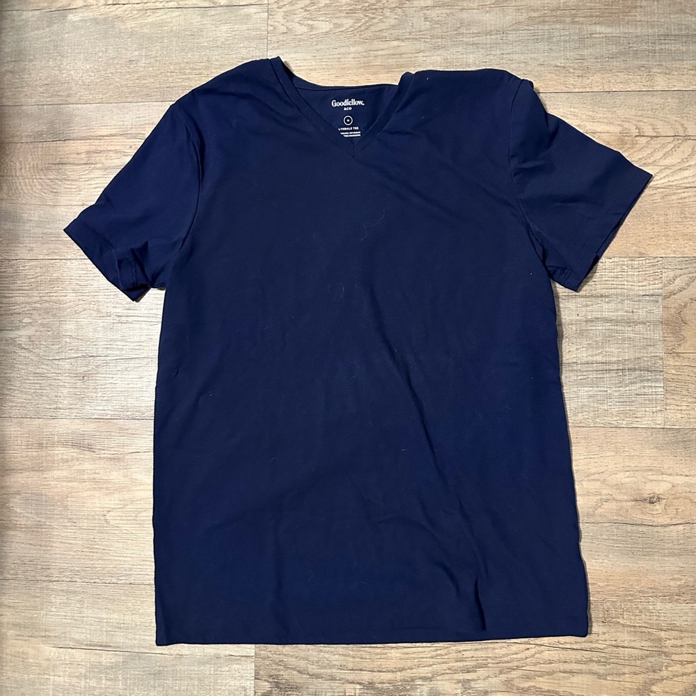 Goodfellow & Co Men's Deep Blue Short Sleeve Tee